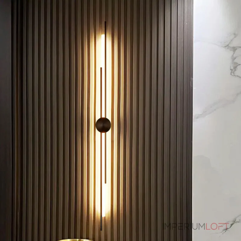 Настенный светильник TINUS H42 Black от ImperiumLoft Настенный светильник TINUS H42 Black от ImperiumLoft