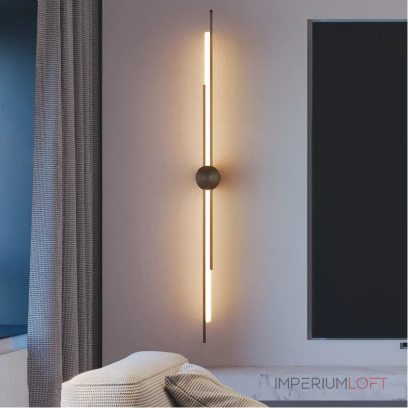 Настенный светильник TINUS H42 Black от ImperiumLoft Настенный светильник TINUS H42 Black от ImperiumLoft