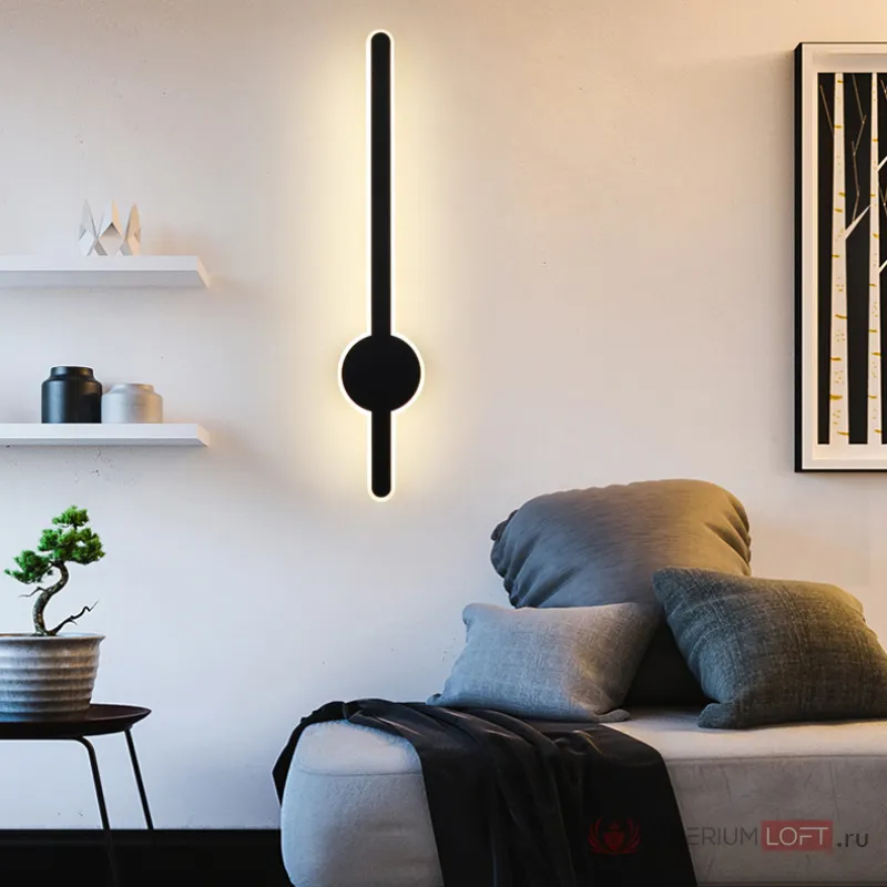 Настенный светильник ACHIM H102 Black от ImperiumLoft