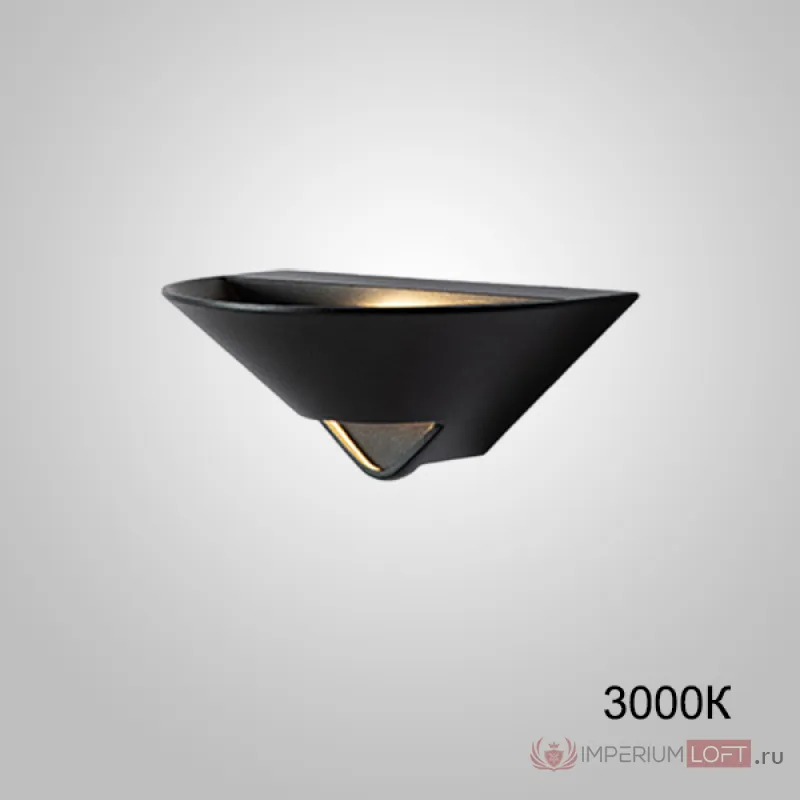 Настенный светильник PITT Black 3000К от ImperiumLoft