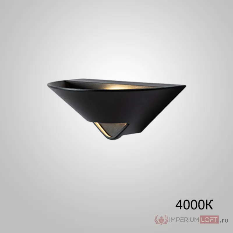Настенный светильник PITT Black 4000К от ImperiumLoft