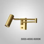 Настенный светильник BOTVID Brass Трехцветный свет