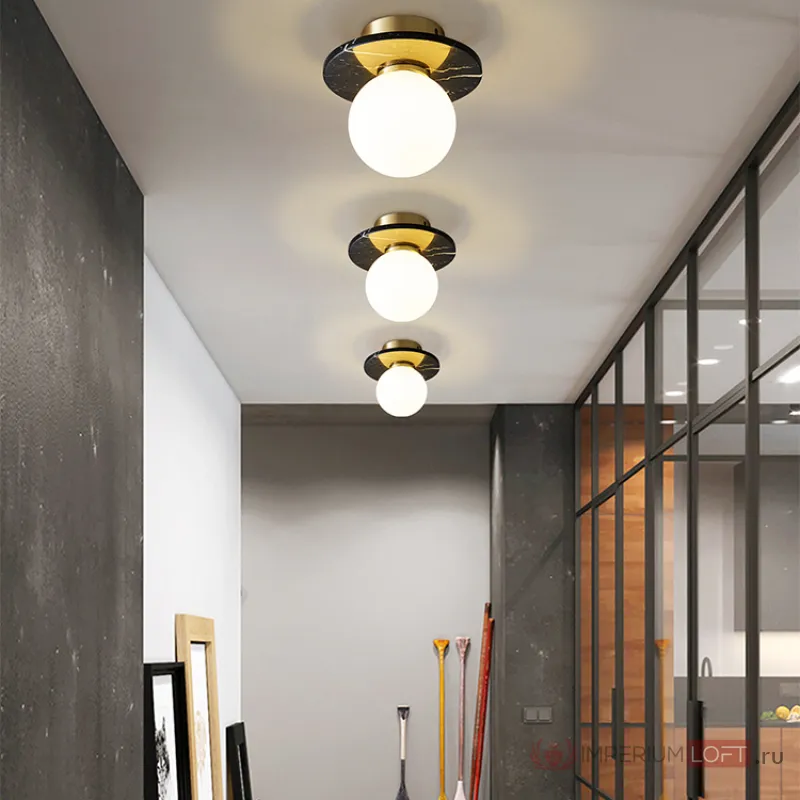 Потолочный светильник NESO D18 Green от ImperiumLoft