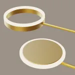 Потолочный светильник ALDAN L120 Brass от ImperiumLoft