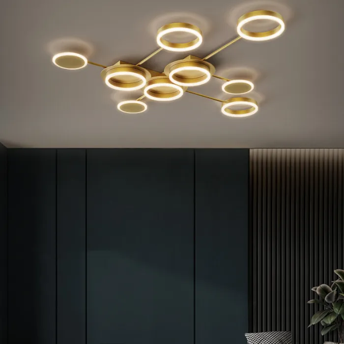 Потолочный светильник ALDAN L120 Brass от ImperiumLoft