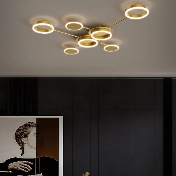 Потолочный светильник ALDAN L120 Brass от ImperiumLoft