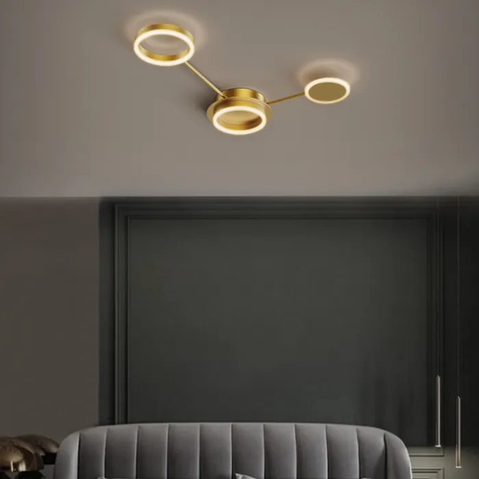 Потолочный светильник ALDAN L120 Brass от ImperiumLoft