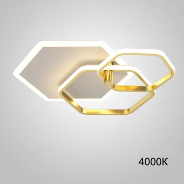 Потолочный светильник EDGON M Brass 4000К