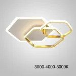 Потолочный светильник EDGON M Brass Трехцветный свет