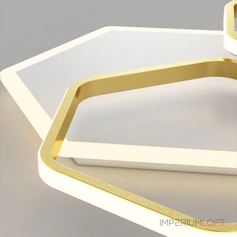 Потолочный светильник EDGON M Brass 4000К