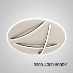 Потолочный светильник HAFTOR D60 Black Трехцветный свет