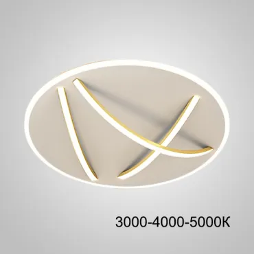 Потолочный светильник HAFTOR D60 Gold Трехцветный свет
