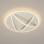 Потолочный светильник HAFTOR D60 Gold Трехцветный свет