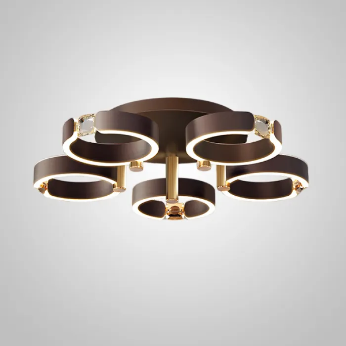 Потолочная люстра SELLIF D CH D68 Brown от ImperiumLoft
