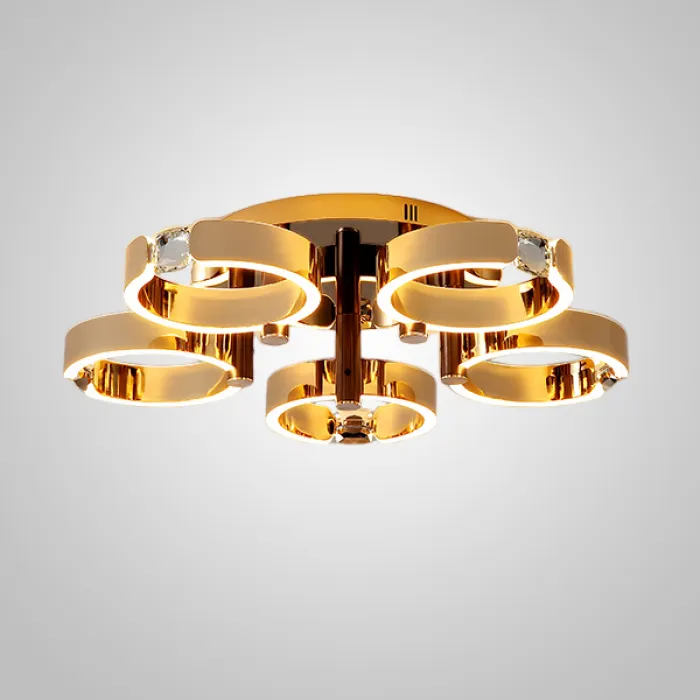 Потолочная люстра SELLIF D CH D68 Brass от ImperiumLoft