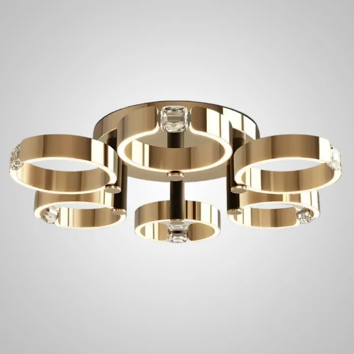 Потолочная люстра SELLIF D CH D80 Brass от ImperiumLoft
