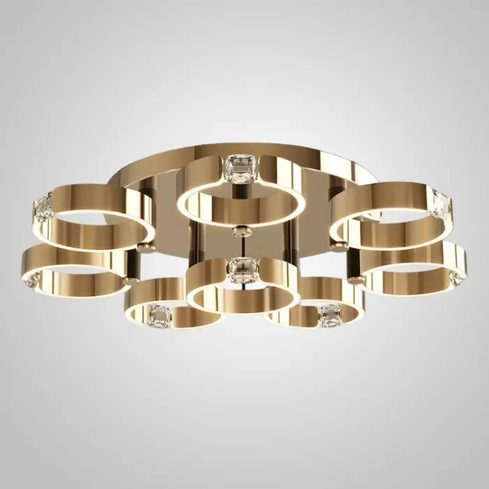Потолочная люстра SELLIF D CH D90 Brass от ImperiumLoft