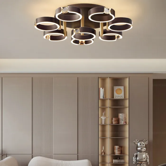 Потолочная люстра SELLIF D CH D68 Brown от ImperiumLoft