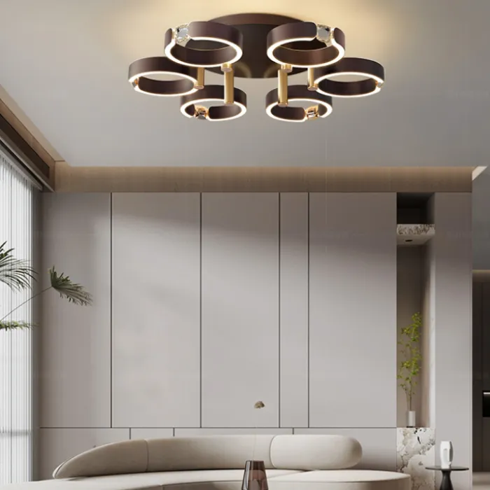Потолочная люстра SELLIF D CH D68 Brown от ImperiumLoft