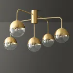 Потолочная люстра SVANTE Brass