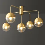 Потолочная люстра SVANTE Brass
