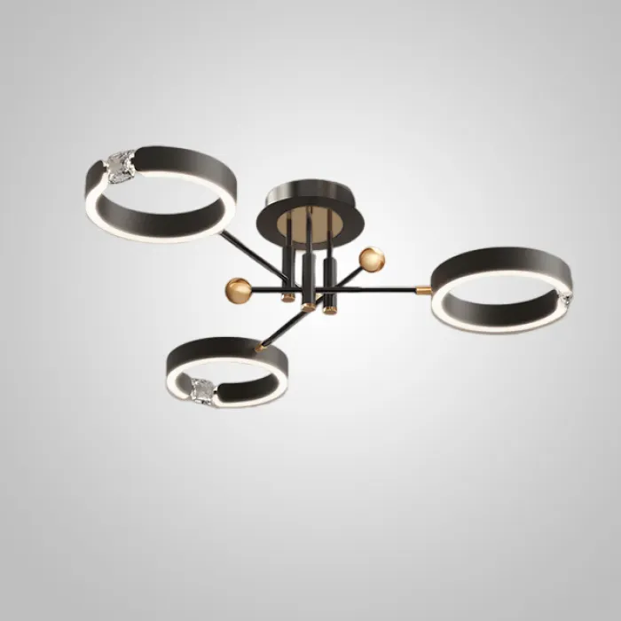 Потолочная люстра SELLIF CH L3 Black от ImperiumLoft