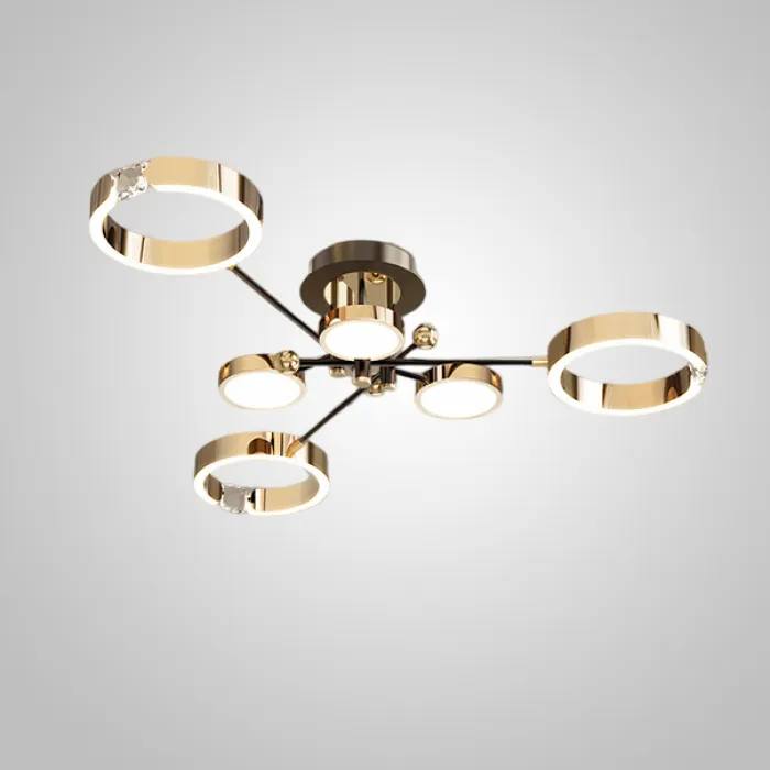 Потолочная люстра SELLIF CH L6 Brass от ImperiumLoft