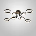 Потолочная люстра SELLIF CH L8 Black от ImperiumLoft