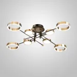 Потолочная люстра SELLIF CH L8 Brass от ImperiumLoft