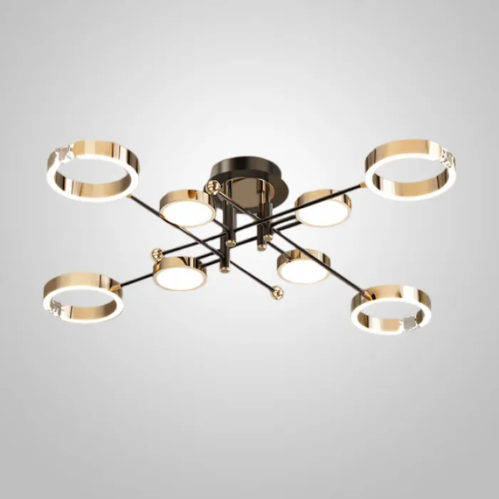 Потолочная люстра SELLIF CH L8 Brass от ImperiumLoft