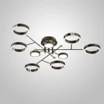 Потолочная люстра SELLIF CH L9 Black от ImperiumLoft