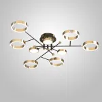 Потолочная люстра SELLIF CH L9 Brass от ImperiumLoft