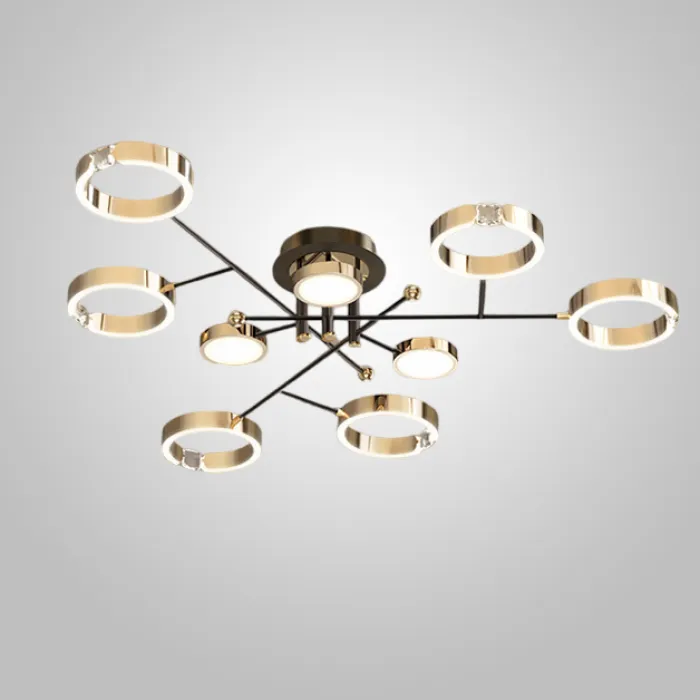 Потолочная люстра SELLIF CH L9 Brass от ImperiumLoft
