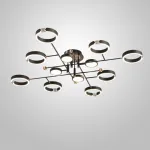 Потолочная люстра SELLIF CH L12 Black от ImperiumLoft