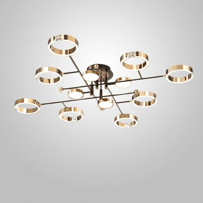 Потолочная люстра SELLIF CH L12 Brass от ImperiumLoft