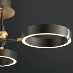 Потолочная люстра SELLIF CH L12 Black от ImperiumLoft