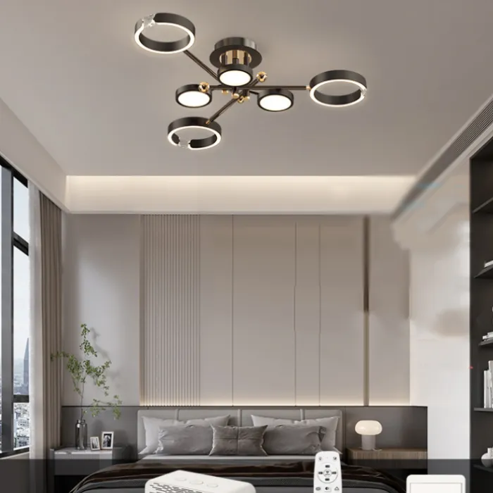 Потолочная люстра SELLIF CH L12 Black от ImperiumLoft