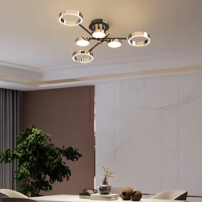 Потолочная люстра SELLIF CH L12 Black от ImperiumLoft