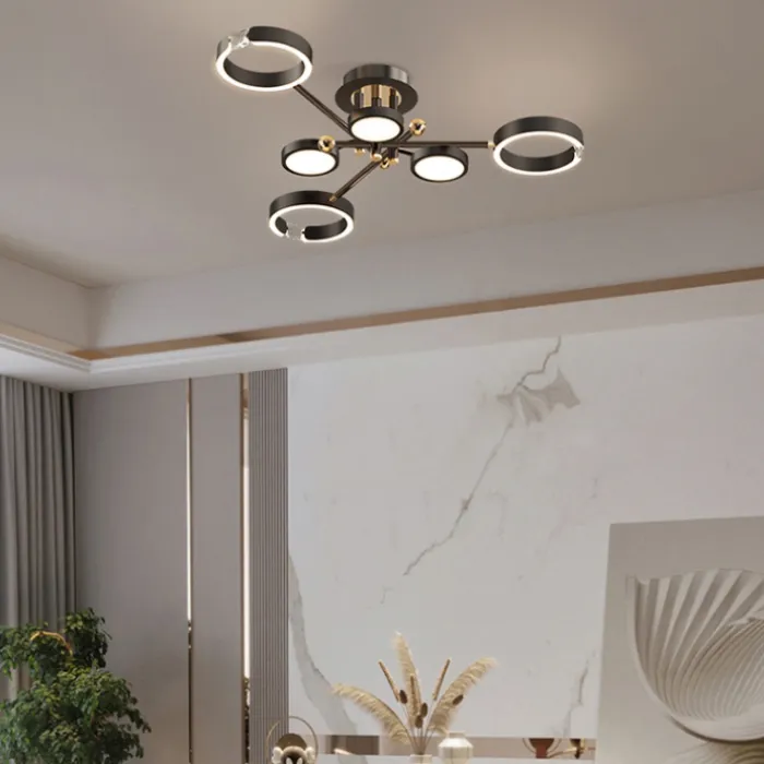 Потолочная люстра SELLIF CH L12 Black от ImperiumLoft