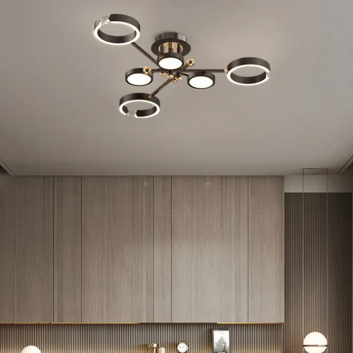 Потолочная люстра SELLIF CH L12 Black от ImperiumLoft