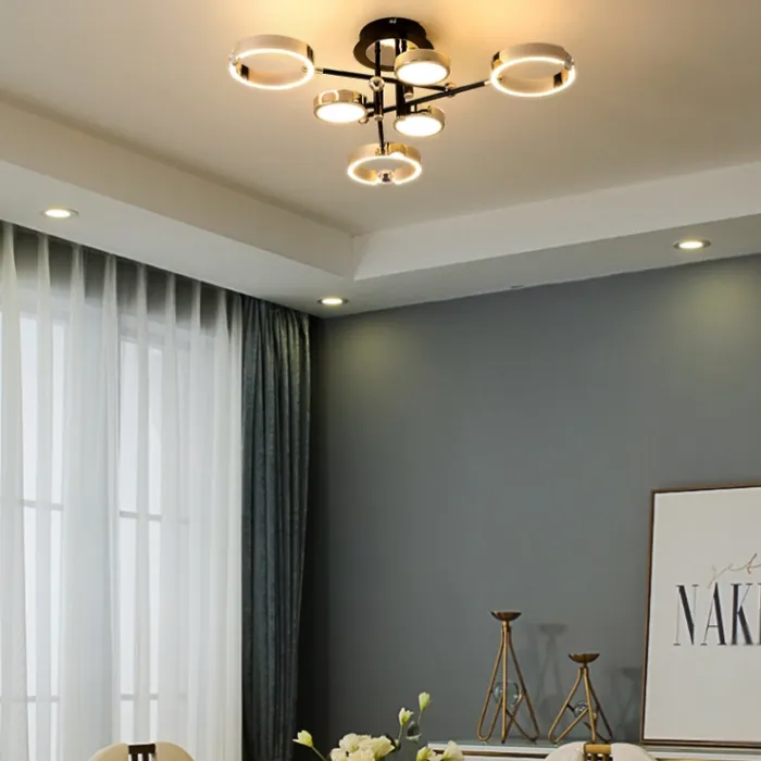Потолочная люстра SELLIF CH L12 Black от ImperiumLoft