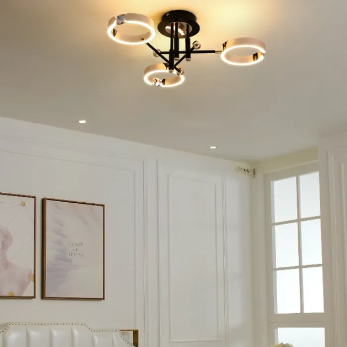 Потолочная люстра SELLIF CH L12 Black от ImperiumLoft