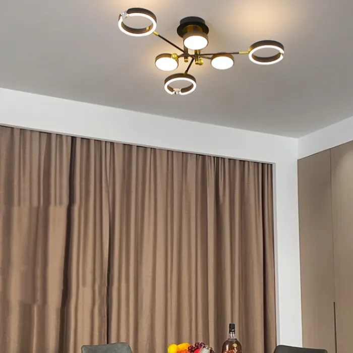 Потолочная люстра SELLIF CH L12 Black от ImperiumLoft