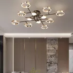 Потолочная люстра SELLIF CH L12 Black от ImperiumLoft