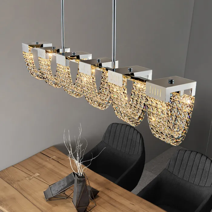 Потолочный светильник ALVARIN L L120 Chrome от ImperiumLoft