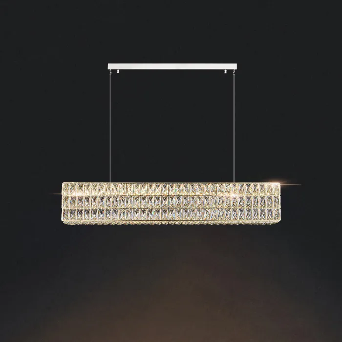 Подвесной светильник ACHILLES B LONG L80 Chrome от ImperiumLoft