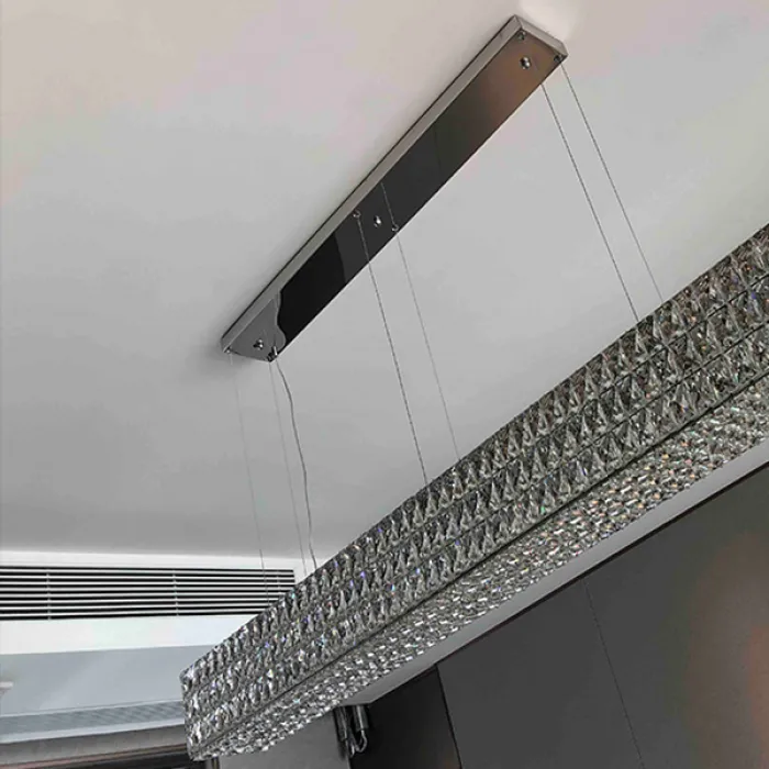 Подвесной светильник ACHILLES B LONG L100 Chrome от ImperiumLoft