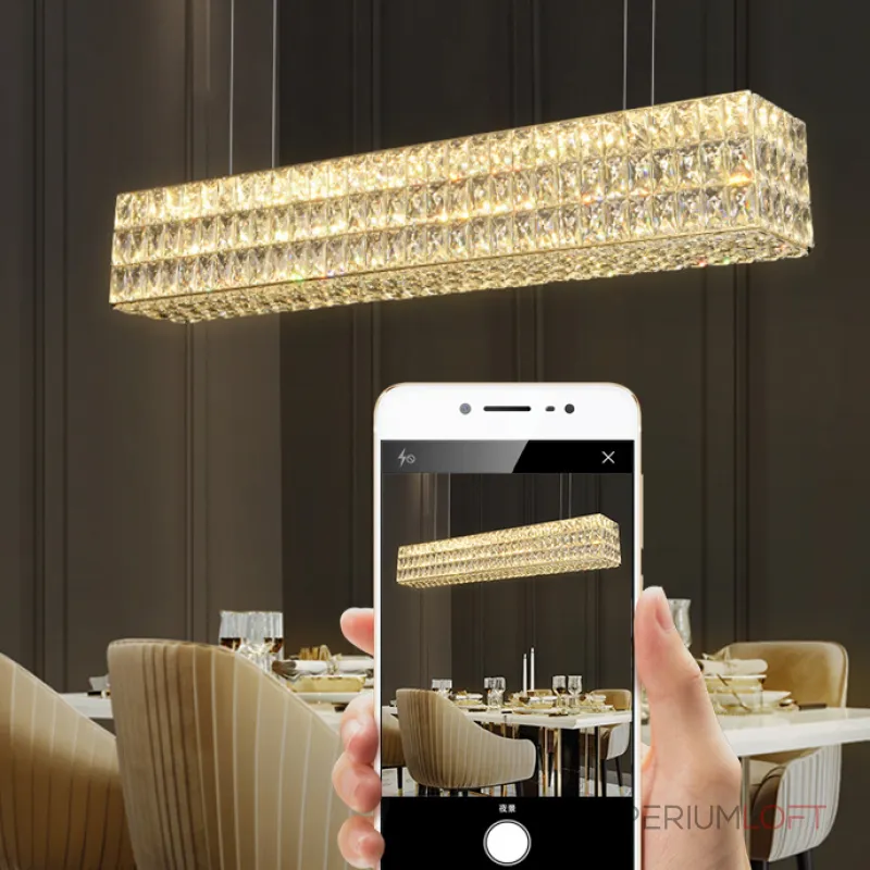 Подвесной светильник ACHILLES B LONG L80 Brass от ImperiumLoft