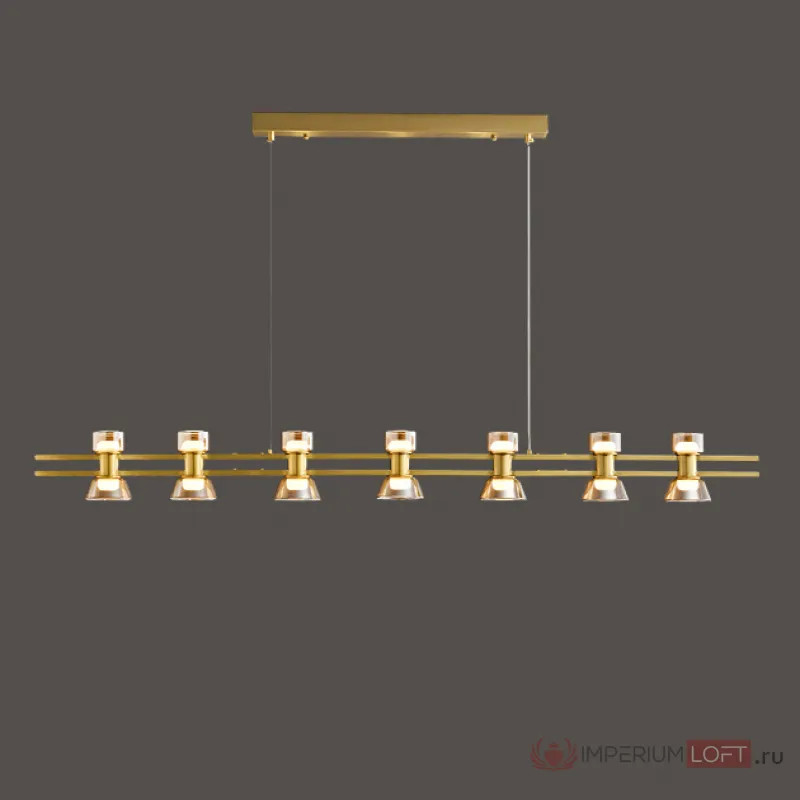 Подвесной светильник BLASIUS LONG L140 Brass от ImperiumLoft