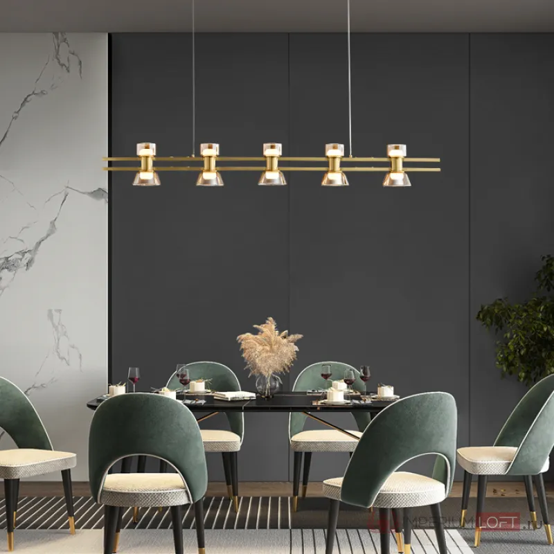 Подвесной светильник BLASIUS LONG L102,5 Black от ImperiumLoft